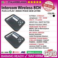 Gambar Wireless Intercom Interkom 8CH Office Home - MAXTONE SK1208 - 2 Unit - Hitam dari EtalaseBelanja Store undefined 1 Tokopedia