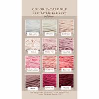 Gambar [small ply] Light steel blue - Benang rajut soft cotton | knitting crochet yarn dari Cutepaw Handmade_NEW undefined 2 Tokopedia