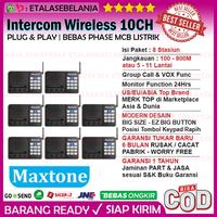 Gambar Wireless Intercom 10CH Home Office Interkom - MAXTONE SK1210 - 8 UNIT dari EtalaseBelanja Store undefined 1 Tokopedia