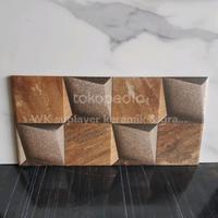 Gambar keramik dinding motif batu alam 3D 20x40 MODRIK BEIGE dari Rumah Keramik Cikuda undefined 1 Tokopedia