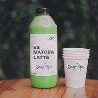 Gambar Es Matcha Latte / green tea latte 1 liter dan 500 ml by sang kopi - 500 ml dari kopi sang kopi undefined 1 Tokopedia