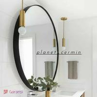 Gambar CERMIN BULAT BESI 50 - 100 CM / KACA BULAT DINDING / CERMIN BULAT - 60cm dari planet cermin undefined 1 Tokopedia