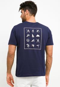 Gambar Fila Kaos Pria Sezh - Navy - XL dari FILA Official Store undefined 2 Tokopedia