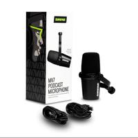 Gambar DYNAMIC MICROPHONE PODCAST | MIC SHURE MV7 MIC DYNAMIC WITH USB XLR dari Big Boss Store undefined 2 Tokopedia