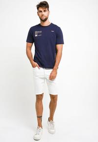Gambar Fila Kaos Pria Sezh - Navy - XL dari FILA Official Store undefined 4 Tokopedia