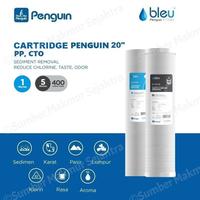 Gambar Paket Cartridge Filter Air Penguin Bleu 20" PP CTO dari Sumber Makmur Sejahtra undefined 1 Tokopedia