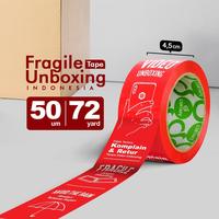 Gambar FRAGILE TAPE STIKER VIDEO UNBOXING CORTAPE ISOLASI SOLATIP 2 INCH 45mm - STIKER 200PCS dari SIBUNGKUS undefined 2 Tokopedia