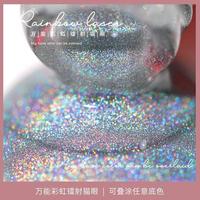 Gambar AS JSM-C Rainbow Laser Cat Eye Nail Gel Polish 15ml/Kutek Gel dari Vellover undefined 3 Tokopedia