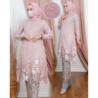 Gambar kebaya tunik busui diajeng kebaya tunik kebaya modern - silver, L dari towosolshop undefined 5 Tokopedia