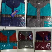 Gambar setelan baju Koko anak laki laki 3 4 5 6 7 8 9 10 11 12 tahun - navy, 13-14 tahun dari sobat pediaku undefined 2 Tokopedia
