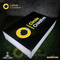 Gambar NEON BOX Kotak Menyala LED Costum ukuran dari circle creative undefined 1 Tokopedia
