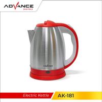 Gambar ADVANCE AK-181 ELECTRIC KETTLE 1.8 LITER/TEKO LISTRIK 1.8 LITER - Merah dari Cahaya Com Bekasi undefined 2 Tokopedia
