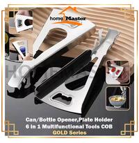 Gambar 6 in 1 Multifunction Can/Jar/Bottle Opener & Plate/Bowl Holder COB - Silver dari HomemasterShop undefined 1 Tokopedia