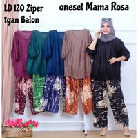 Gambar Baju Wanita Setelan Celana Kulot One Set Jumbo Rayon Pajamas Kekinian - Gambar 4 dari keivien shop undefined 2 Tokopedia