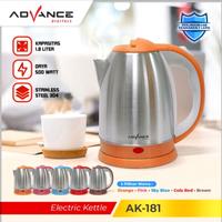 Gambar ADVANCE AK-181 ELECTRIC KETTLE 1.8 LITER/TEKO LISTRIK 1.8 LITER - Merah dari Cahaya Com Bekasi undefined 1 Tokopedia