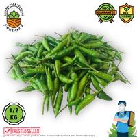 Gambar Cabe Rawit Ijo / Hijau per 500 gram (1/2 Kg) dari Yezbozz Shop undefined 1 Tokopedia