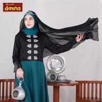 Gambar Baju Gamis Sarimbit / Couple Dannis D' Ningrat Hitam Gamis Branded - XL dari Rumah Dannis Tuban undefined 1 Tokopedia