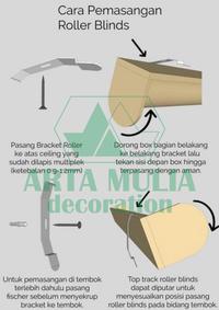Gambar Vertical Blind Shin Ichi Tirai Minimalis Jendela Blackout Advant 22xx dari ARTA MULIA DECORATION undefined 4 Tokopedia