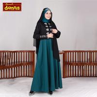 Gambar Baju Gamis Sarimbit / Couple Dannis D' Ningrat Hitam Gamis Branded - XL dari Rumah Dannis Tuban undefined 2 Tokopedia