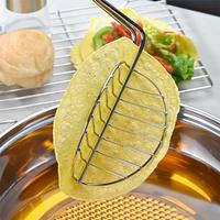 Gambar Taco Shell Maker tortilla press maker Taco Fryer Tongs Stainless Steel dari IDT4 undefined 4 Tokopedia