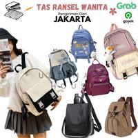 Gambar Tas Ransel Wanita Anti Maling Tas Punggung Tas Anak Sekolah Perempuan - 2in1 Black dari HomewareIndonesia undefined 1 Tokopedia
