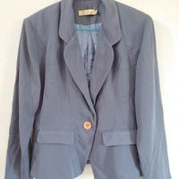 Gambar Blazer wanita perempuan sy yves abu ungu (D) dari Toko Ny. Periska undefined 1 Tokopedia