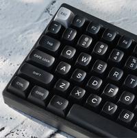 Gambar WHITE ON BLACK SPARTAN - Keycaps Double Shot PGA Profile KBDFans dari SquarePlay undefined 3 Tokopedia