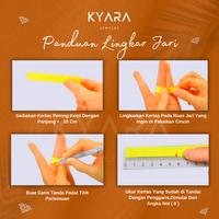 Gambar Cincin Tunangan Nikah Kawin Couple Palladium Perak Platinum K138 - Single Perak dari Kyara Jewelry undefined 3 Tokopedia