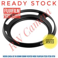 Gambar Lens Hood 58mm Vented Lensa Fujifilm XC 16-50 16-50mm XT30 XT2 Fuji dari RW Camera undefined 5 Tokopedia