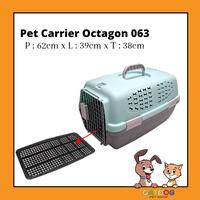 Gambar Pet Carrier Octagon 063 - Biru dari Catdog Petshop Semarang undefined 1 Tokopedia
