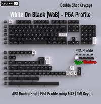 Gambar WHITE ON BLACK SPARTAN - Keycaps Double Shot PGA Profile KBDFans dari SquarePlay undefined 1 Tokopedia