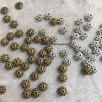 Gambar Aksesoris spacer bulat pipih SILVER BAKAR pembatas gelang kalung etnik - bunga silver dari gelangbatu undefined 4 Tokopedia