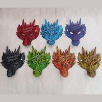 Gambar Dragon Mask / Topeng Naga Hewan Binatang Pesta Dewasa - Green dari Costume Station undefined 4 Tokopedia
