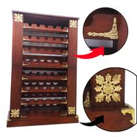 Gambar Wine Rack Cabinet / Rak Wine Mahoni - 5x8 dgn Rosette DCP1370A dll dari Heritage Brass undefined 1 Tokopedia