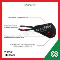 Gambar Masker Kain Hitam DZ Mask dari Pusat Safety undefined 2 Tokopedia