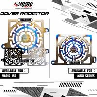 Gambar COVER RADIATOR SHIJIRO RACING FOR AEROX N-MAX VARIO 125/150 - Titanium, nmax dari SHIJIRO RACING STORE undefined 1 Tokopedia