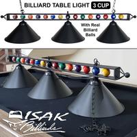 Gambar Luxury Billiard Table Light - Real Pool Balls 3 Cup Lampu Meja dari Isak Billiards Surabaya undefined 1 Tokopedia