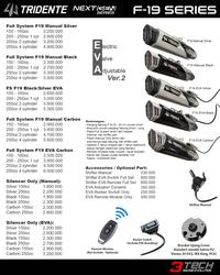 Gambar Knalpot 3 Suara Tridente F19 Carbonhawk 250cc 2 Cylinder Full System dari Tridente Exhaust undefined 2 Tokopedia