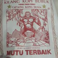 Gambar SIDIKALANG BUBUK KOPI MERAH CAP KINGKONG DUNIA 500 GRAM KASAR ASLI dari Aldrich Elektronik undefined 4 Tokopedia