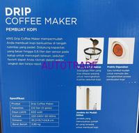 Gambar KRIS COFFEE MAKER ALAT PEMBUAT KOPI 0.6L - Putih, 600 ML dari Autotrade undefined 3 Tokopedia