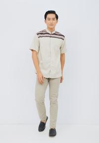 Gambar Odza Classic Baju Koko Muslim Kemeja Lengan Pendek Pria Batik Vikal B - Regular Fit, M dari Odza Classic undefined 5 Tokopedia