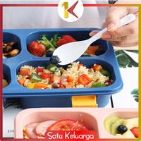 Gambar SK-C446 Kotak Bekal 3 Sekat 4 Sekat Anti Tumpah Tempat Makan Lunch Box - 3 SEKAT, PINK dari Satukeluarga undefined 3 Tokopedia
