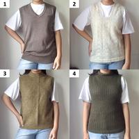 Gambar Thrift Vest Rajut Wanita / turtle neck hijau army / krem / coklat milo - 4 dari Blonjo Klambee undefined 1 Tokopedia