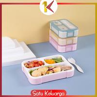 Gambar SK-C448 C449 Lunch Box Set Anak 3 Sekat BPA FREE Karakter - KECIL, Cokelat dari Satukeluarga undefined 4 Tokopedia