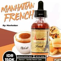 Gambar Manhattan French 60ml - Vanilla Raisin Cake - Freebase Liquid MTL - 9mg dari JKP Vape Store undefined 2 Tokopedia