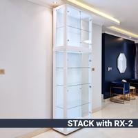 Gambar Lemari Pajang Display Cabinet RX-1 Stackable Hanging Mode Toys Koleksi - IN STOCK HITAM dari Compass Furniture undefined 5 Tokopedia