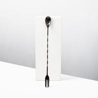 Gambar Cocktail Spoon Fork Sendok Ulir Double Bartender Sendok Mixer Cocktail - Rosegold dari Conalli undefined 2 Tokopedia