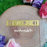 Gambar Angka Romawi untuk Jam dari bahan Akrilik GOLD - T 1 cm dari Mahardetri undefined 2 Tokopedia