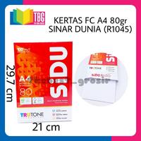 Gambar KERTAS FC A4 80GR SINAR DUNIA HVS FOTOCOPY dari thebestgrosir undefined 1 Tokopedia