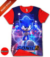 Gambar Kaos Sonic The Hedgehog 2 Series Baju Sonic Keren dan Trendy #REG-877 - No.1 (1-2 thn) dari Kaos Printing 3D undefined 4 Tokopedia